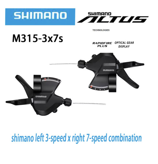 Shimano Altus SL-M315 MTB Shifter Lever 2×7 3×8 Speed Set