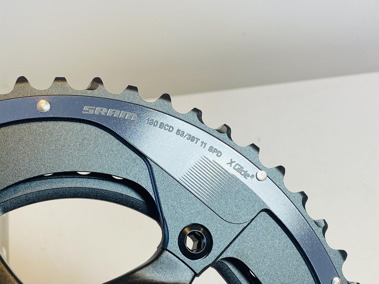 SRAM Force 22 Carbon Fiber 2x11s 172.5mm GXP Crankset 53/39t NOS w/o BB