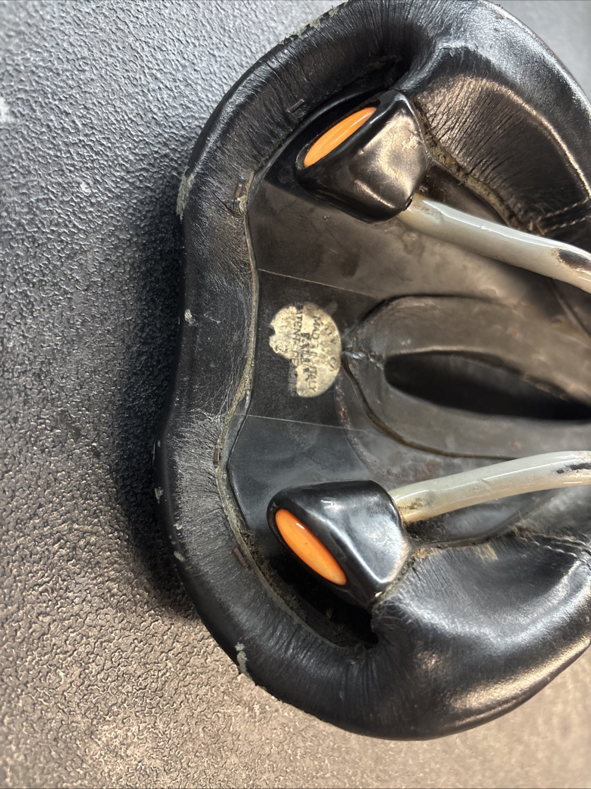 Selle Italia Max Gel Flow Saddle BLACK Made in ITALY 152×278 √ VINTAGE USED