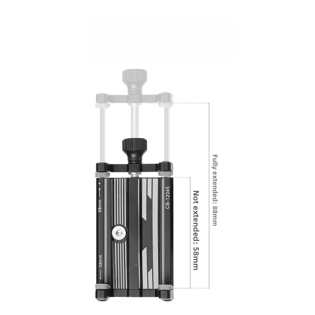 Motorcycle Handlebar Phone Holder Aluminum Alloy 4-Claw Lock 58-88mm Width