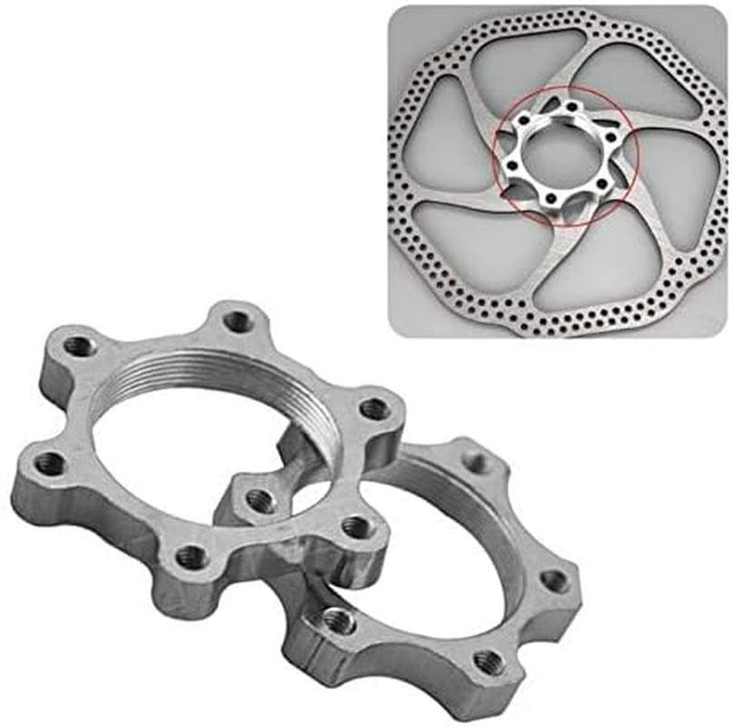 Bicycle Bike Freewheel Threaded Hubs Disk Disc Brake Rotor 6 Bolt Flange Adapter