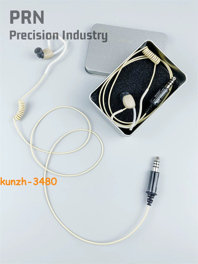INVISIO M3 In-Ear Bone Conduction Headset Earphone PRC148 152 PTT MBITR RADIO