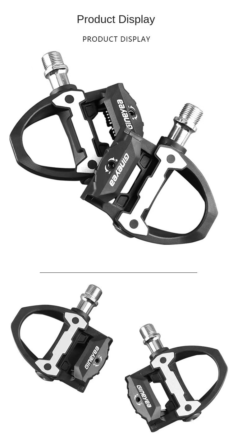 Bike Pedals Bicycle Lock Cleat Pedals Self-locking Nonslip SPD Cycling Outdoor