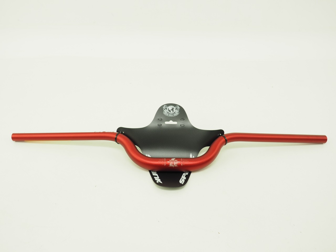 New! Spank Spoon 800 Red 75mm Rise 31.8mm Alloy MTB Riser Handlebar