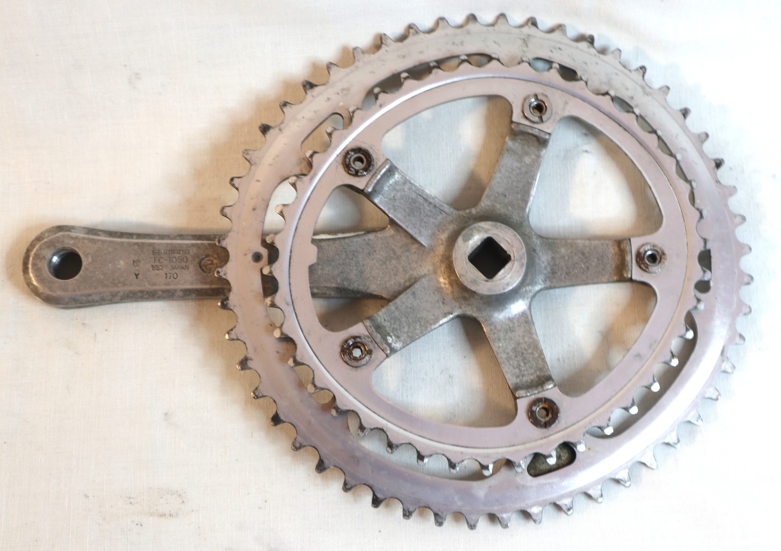 Shimano 105 Biopace FC-1050 170mm Arm 52/42t Chainring Crankset
