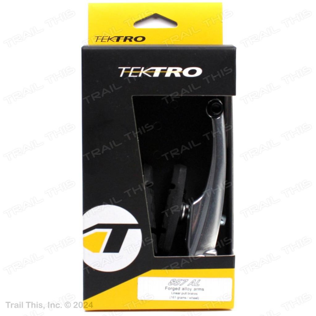 Tektro 857 AL Linear Pull V-Brake Silver for MTB Hybrid Bike fits Shimano Deore