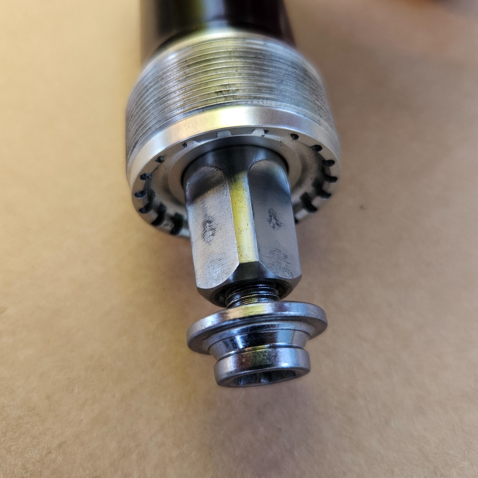 World Class Titanium 73mm Cartridge Bottom Bracket 109mm Spindle English Thread