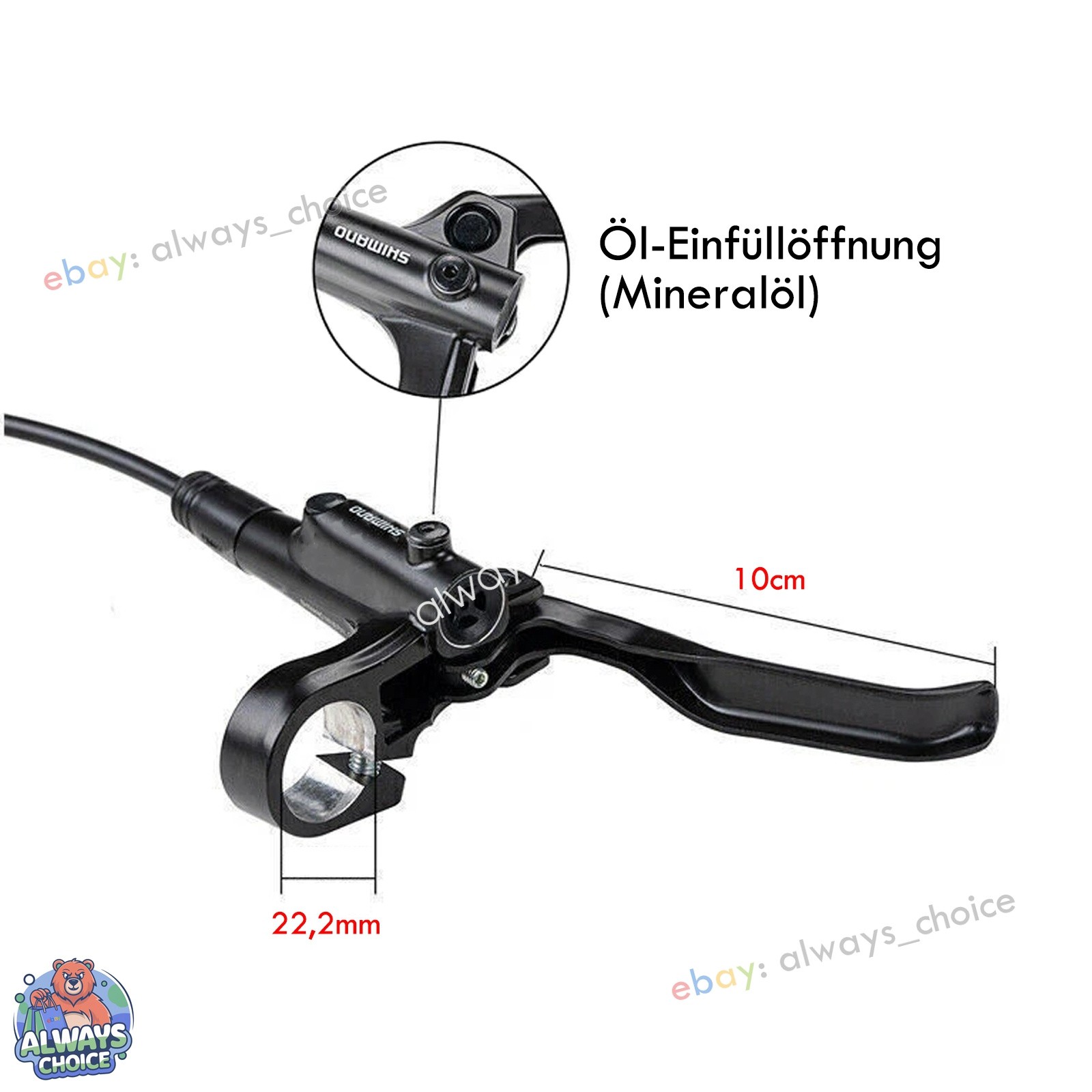 Shimano BR-MT200 Hydraulic 800/1550mm Front Rear Disc Brake Set