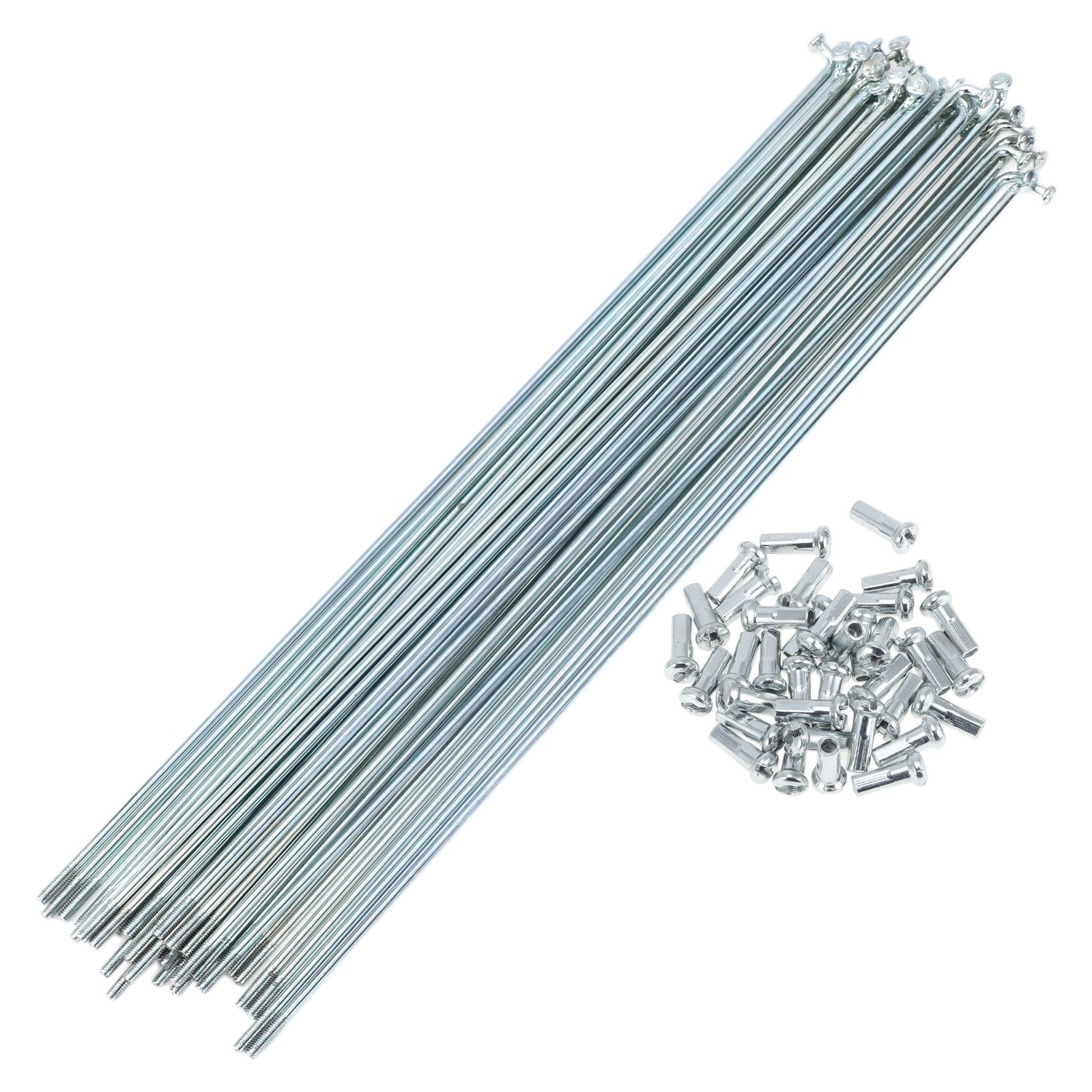 36 Set Bike Spokes 13G 231mm Galvanized Steel for Bicycle