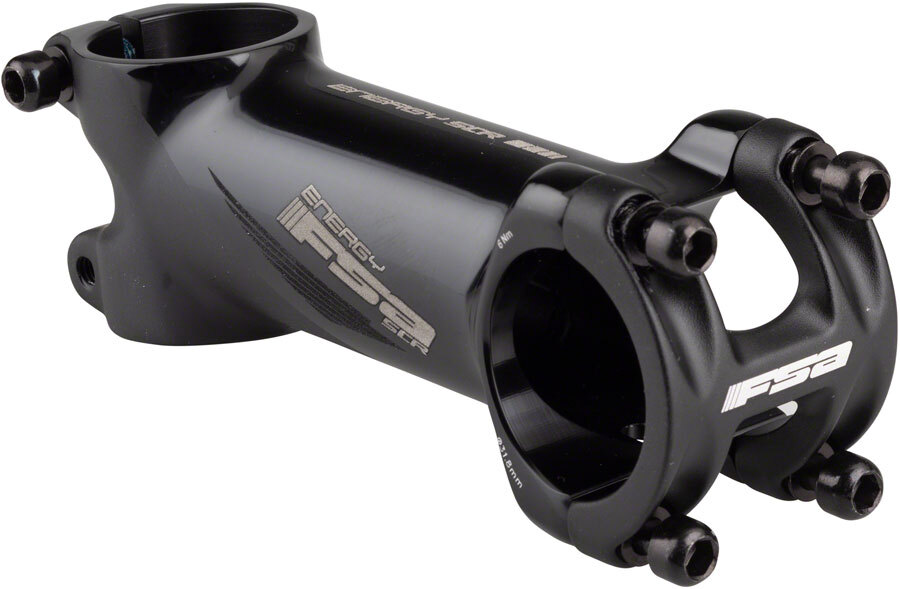 Full Speed Ahead Energy SCR Stem 90mm 31.8mm Clamp +/-6 Deg Black/Gray Aluminum