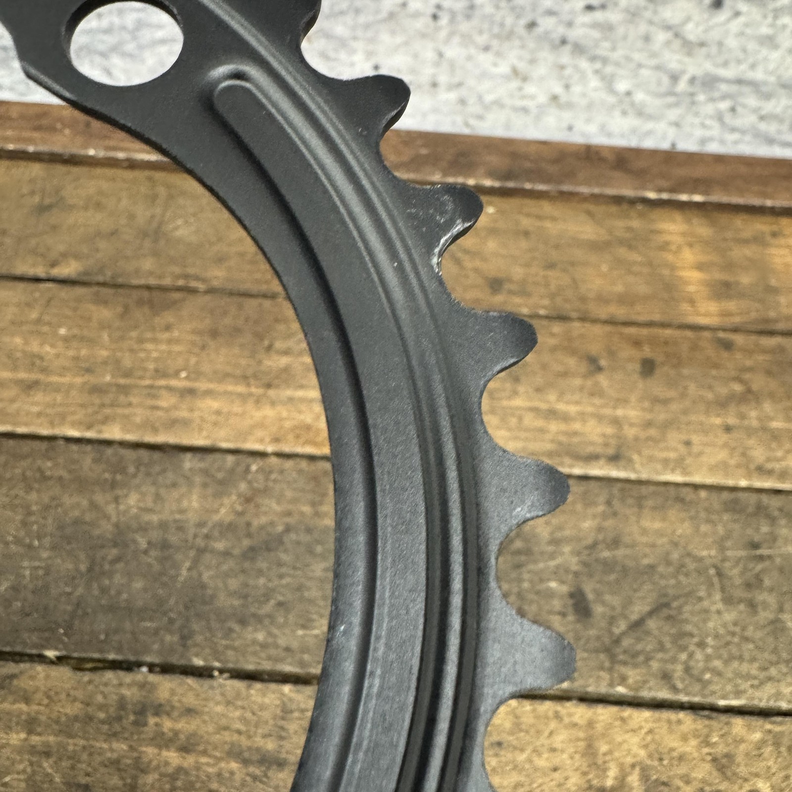 Shimano 34T Chainring 110mm 4-Arm Asymmetrical Black Aluminum Road Bike Inner