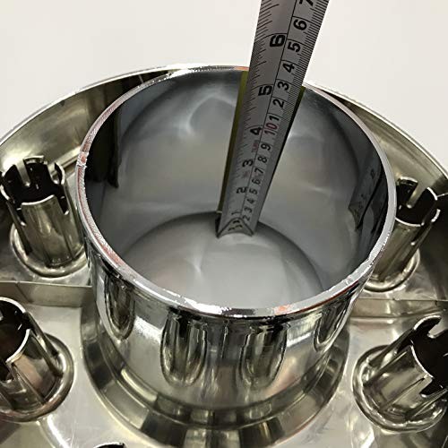 1PCS 2005-2018 F350 Dually Front 4X4 Open Chrome Wheel Center Hub Cap