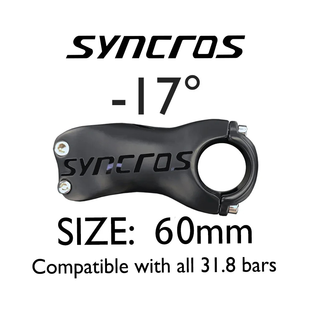 Ultra Light Carbon MTB Stem – 6/-17 Degree 60-120mm Road Bike Stem Accessories