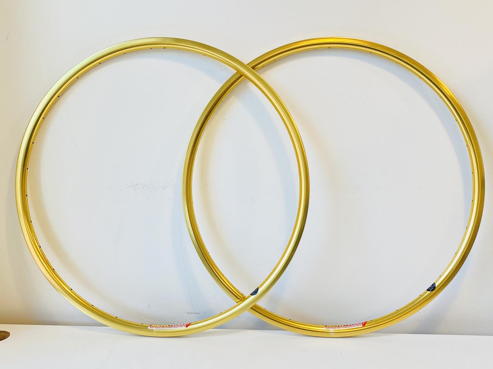 Velocity AERO 700c Rim Set 32h Gold Anodized – Made in Australia
