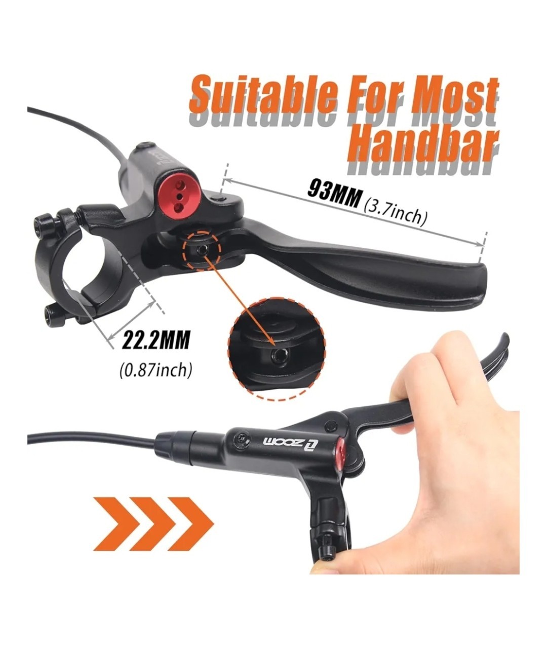ZOOM Bicycle HB876 Hydraulic Disc Brake MTB