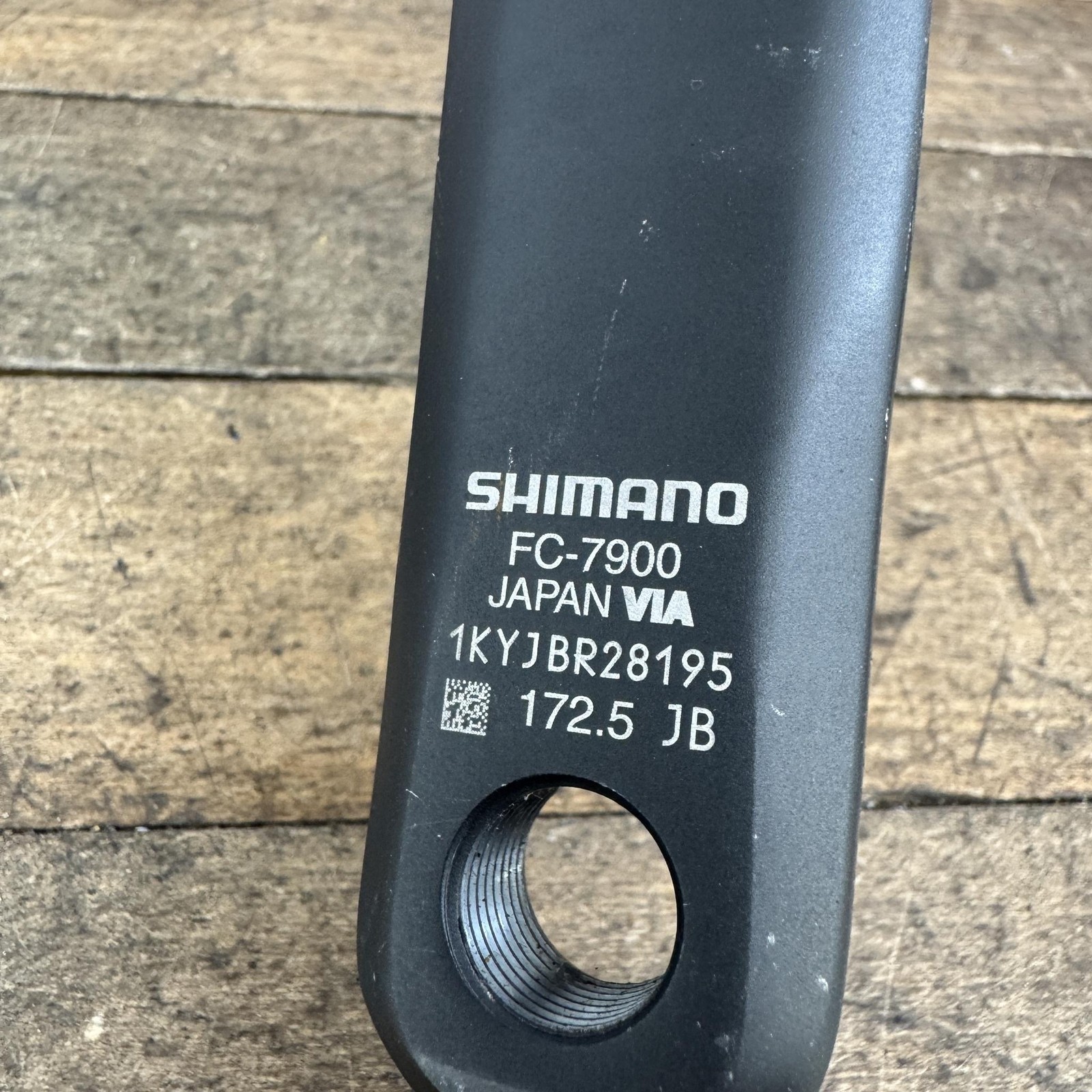 Shimano Dura-Ace FC-7900 7950 Crankset 172.5 Mm Double Gray Road Bike Japan