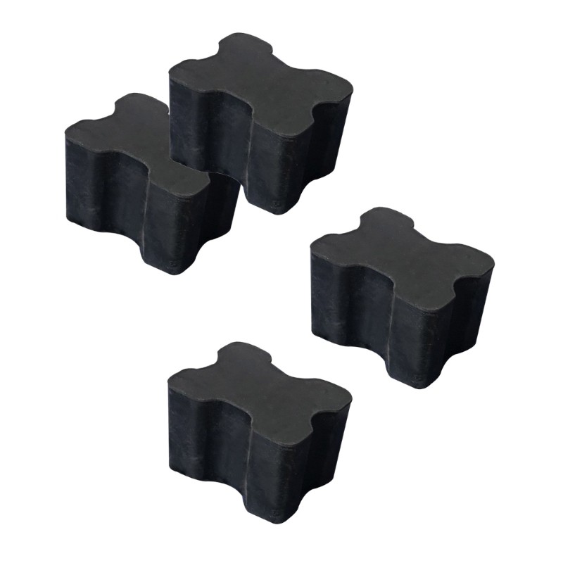 Rubber Front Coil Spring Boosters Kit, Rubber Coil Spacers for 1″ to 1.5″ Spring