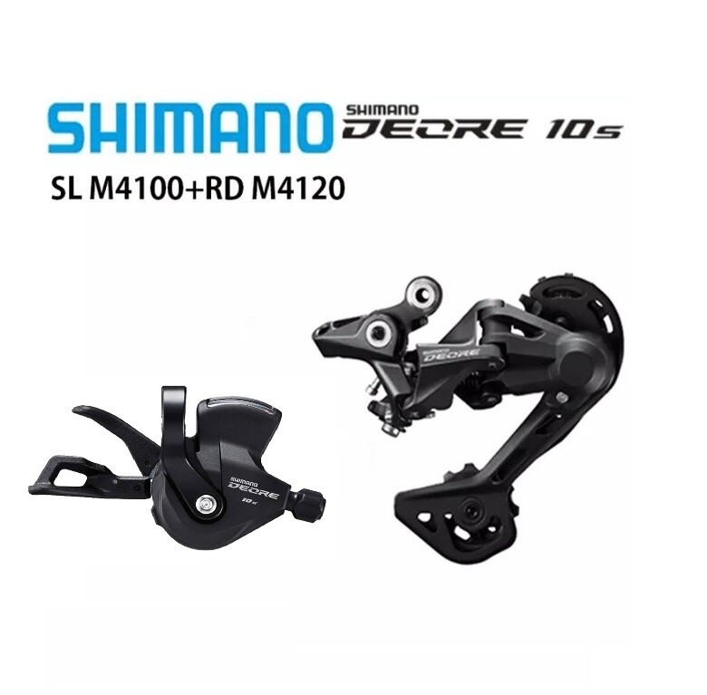 Shimano Deore M4100 MTB Mountain Bike Groupset 10 Speed RD-M5120 Rear Derailleur