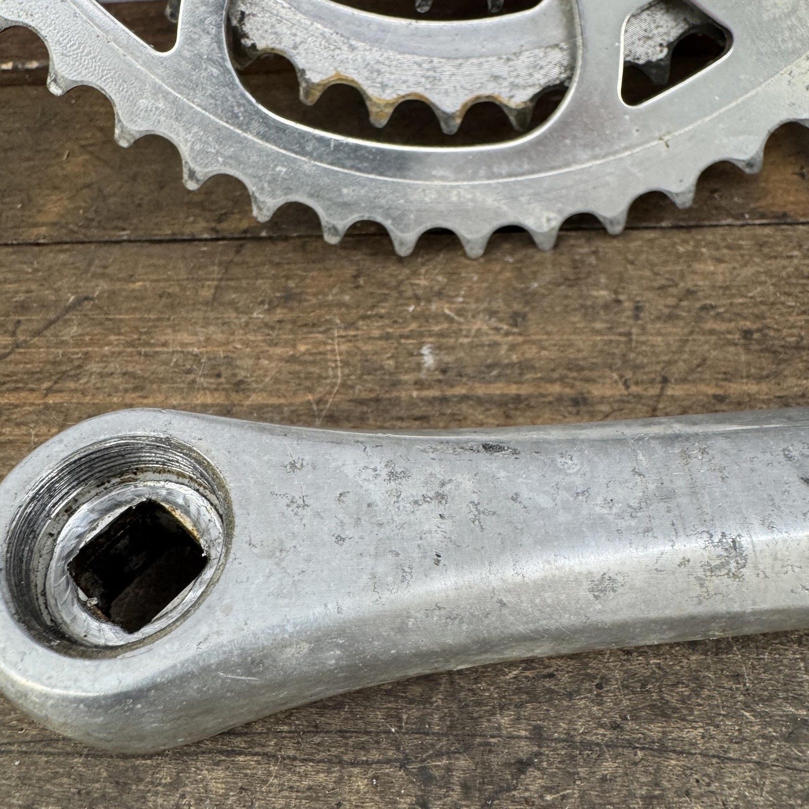 Vintage Sakae SX Crankset 175mm Triple OvalTech 80s Japan Square Taper Oval Ring