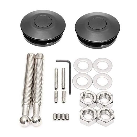 2Pack Quick Release Latch Universal 2.44in/62mm Diameter 2black PRO 62-100