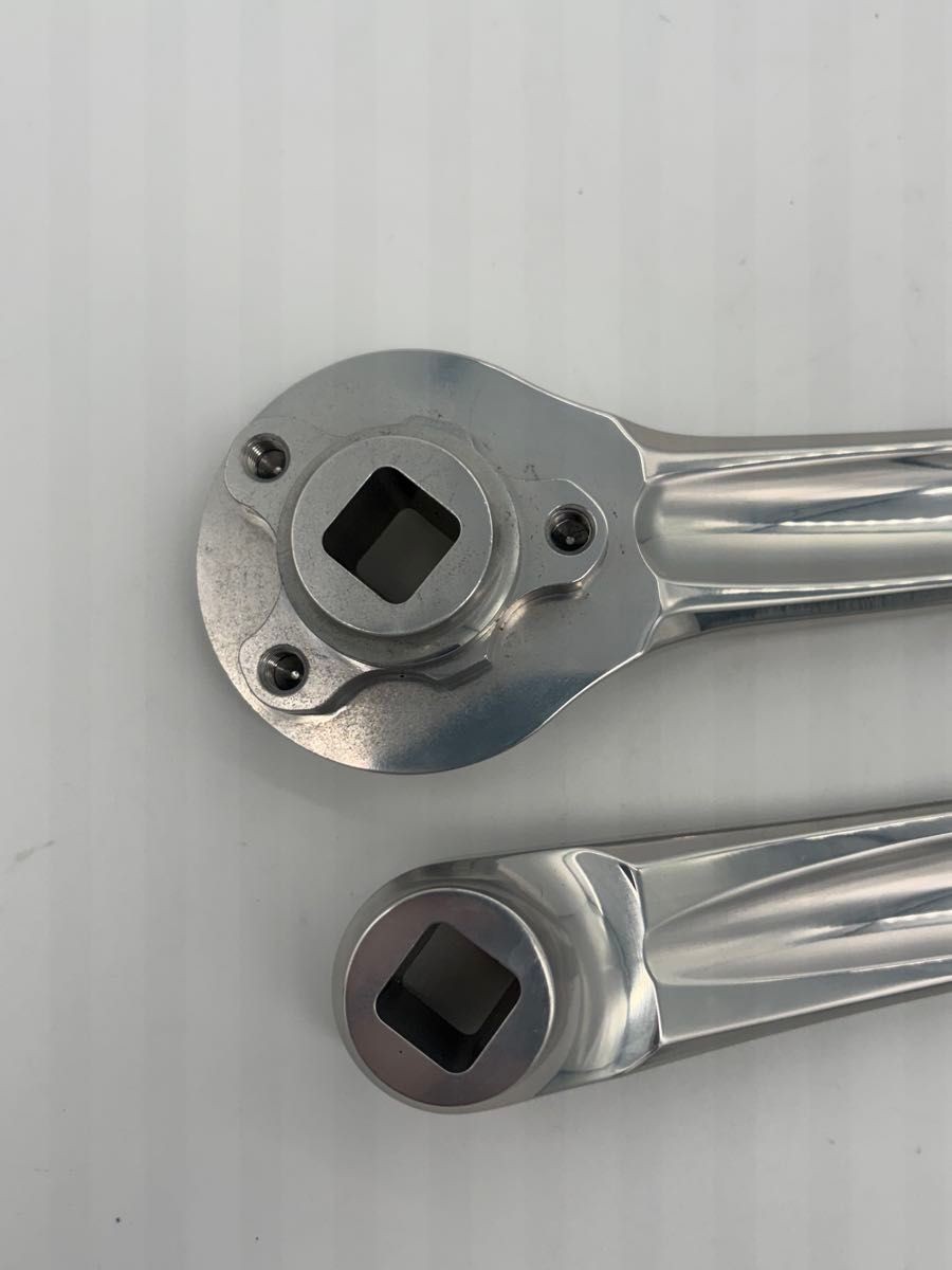 TNT Performance Products Billet Crank Arm Set 175mm Silver Retro Vintage BMX MTB