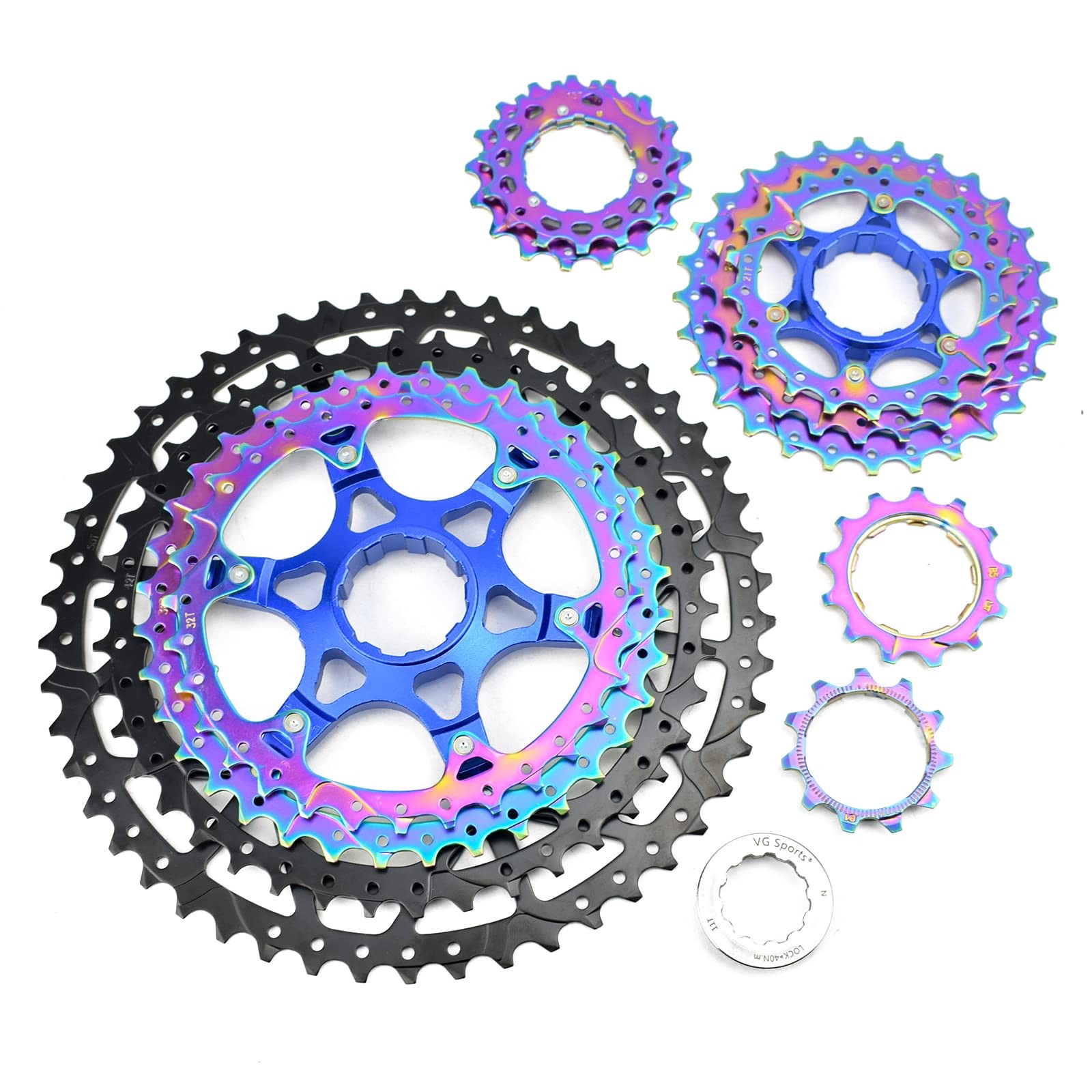 Vg Sports 8/9/10/11/12 Speed Ultralight Mtb Groupset 11-40T/11-42T/11-50T