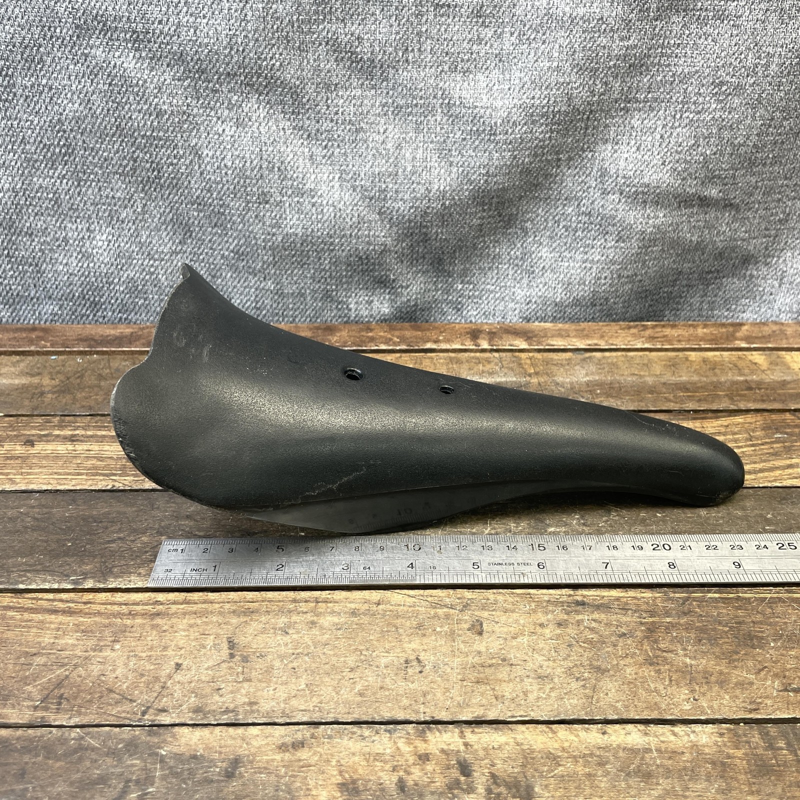 Vintage Kashimax NJS Saddle Seat Keirin Track BMX Black Japan 80s PatP Bicycle