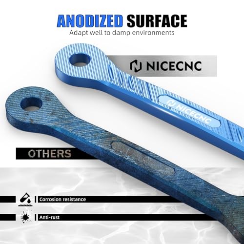 Motorcycle 1.5IN/38MM Suspension Lowering Link Lowering Linkage Blue