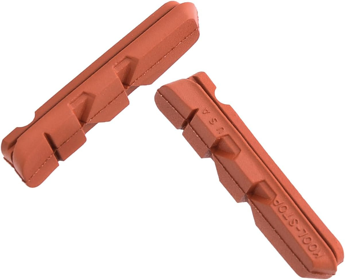 Bicycle Brake Pads (Dura-Ace/Ultegra, Salmon) | bike-brake-pad-inserts