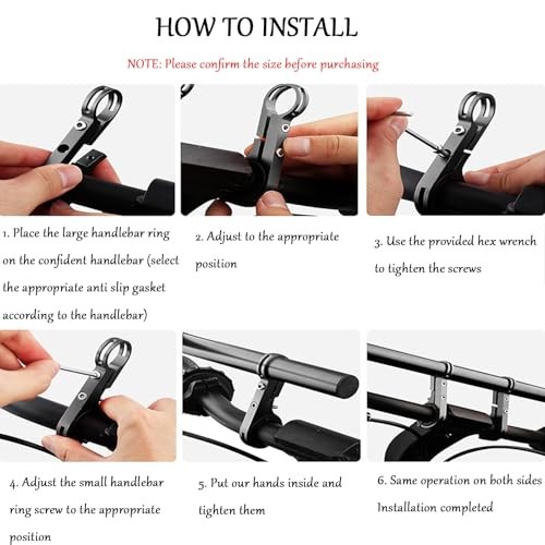 Bike Handlebar Extender,Bicycle Handlebar Extender,Multifunctional 20cm