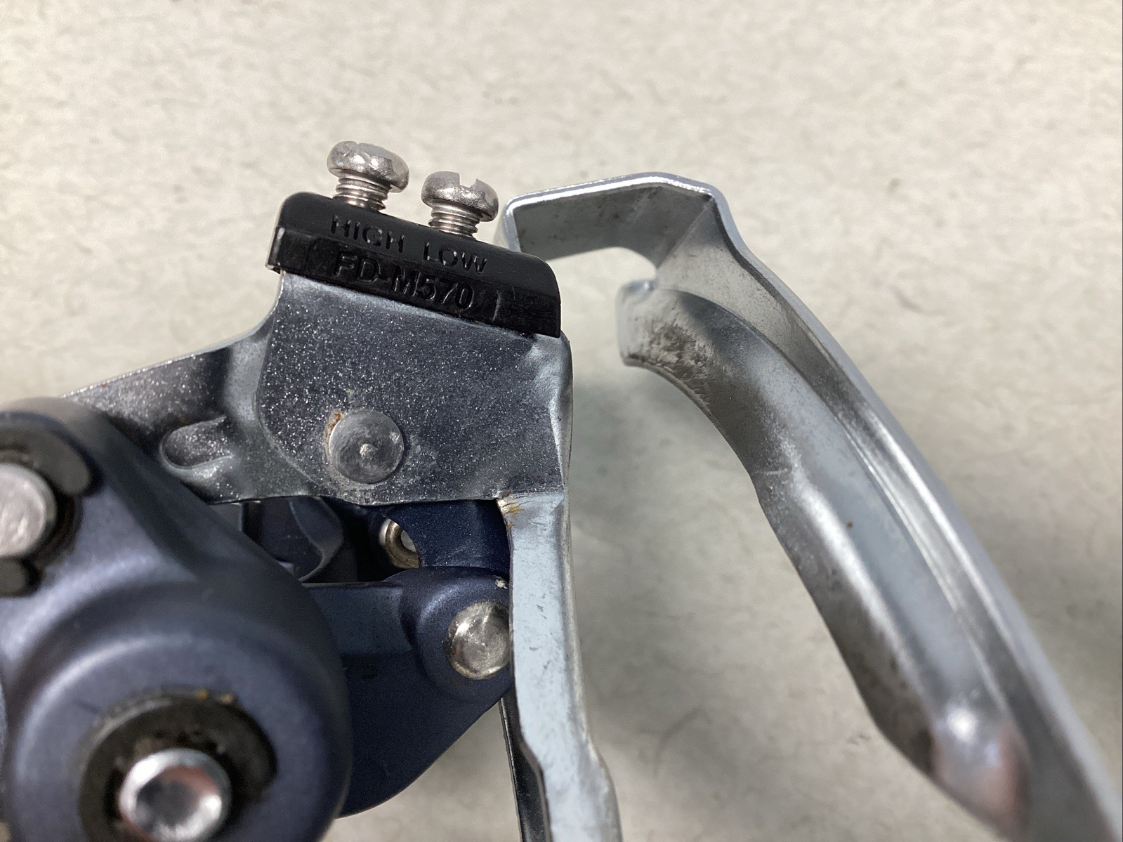 Shimano DEORE LX FD-M570 Front Derailleur 34.9mm TopPull Triple 3×9 90’s MTB