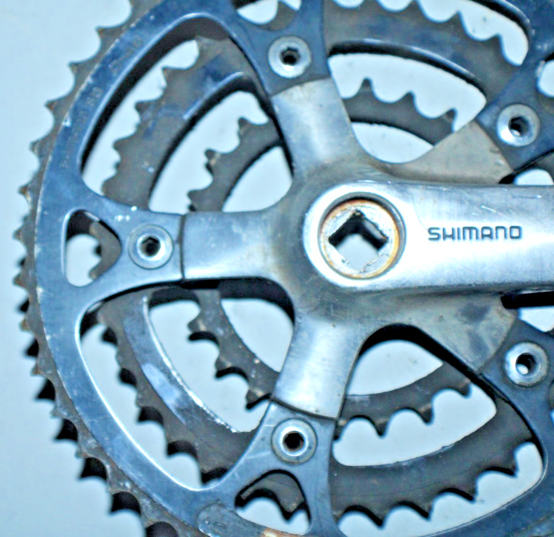 Shimano Triple Crankset Silver/Black FC-M730 175mm 46/36/24T BCD104/74 Ships USA