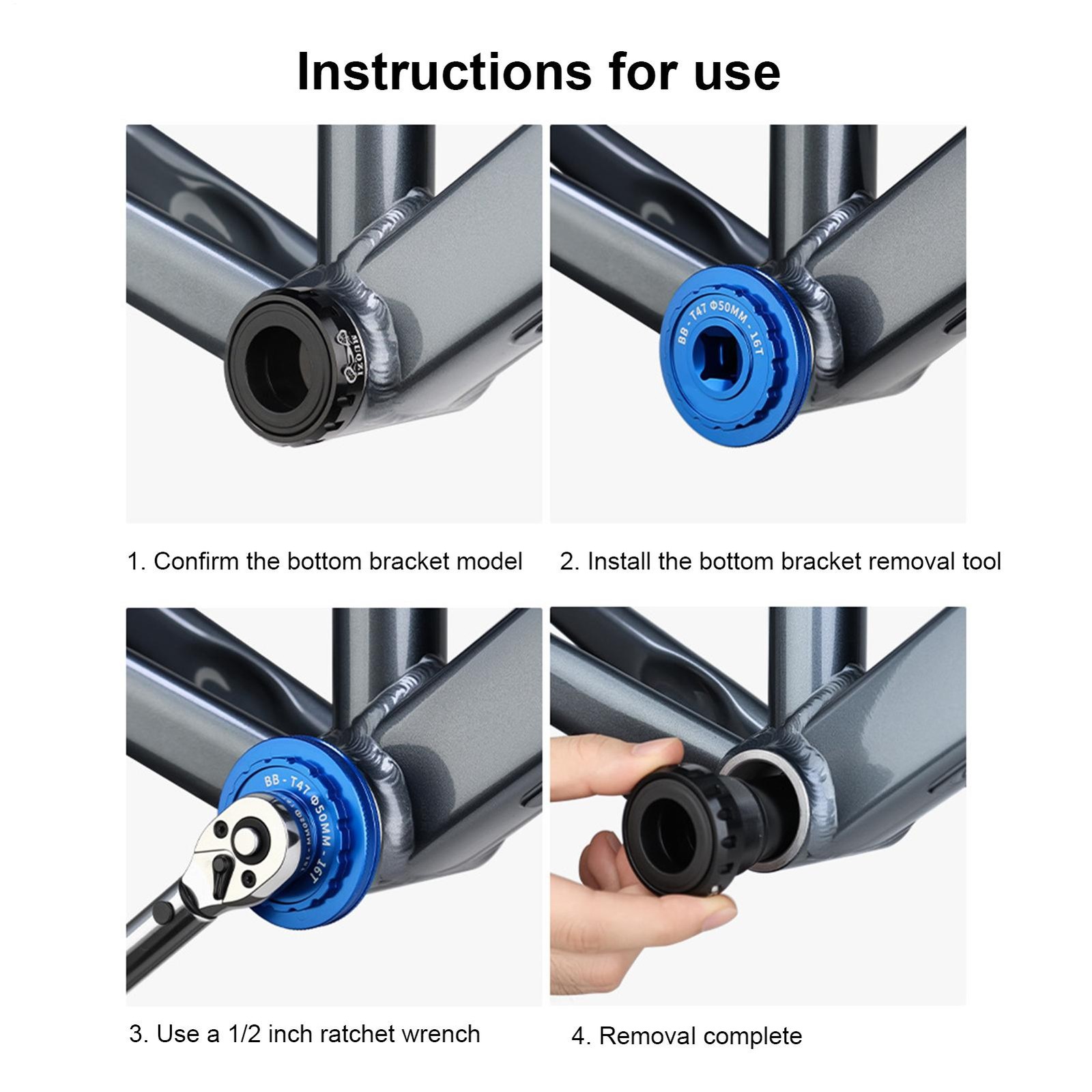 Bottom Bracket Removal Tool Precision Repair Crank Mountain Bike Bottom Bracket