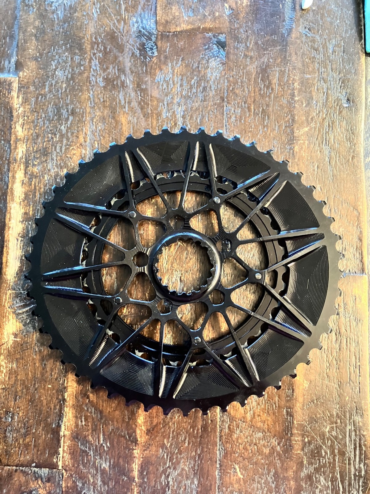 Absolute Black Premium 2X Road Oval Chainring for Cannondale 50/34T