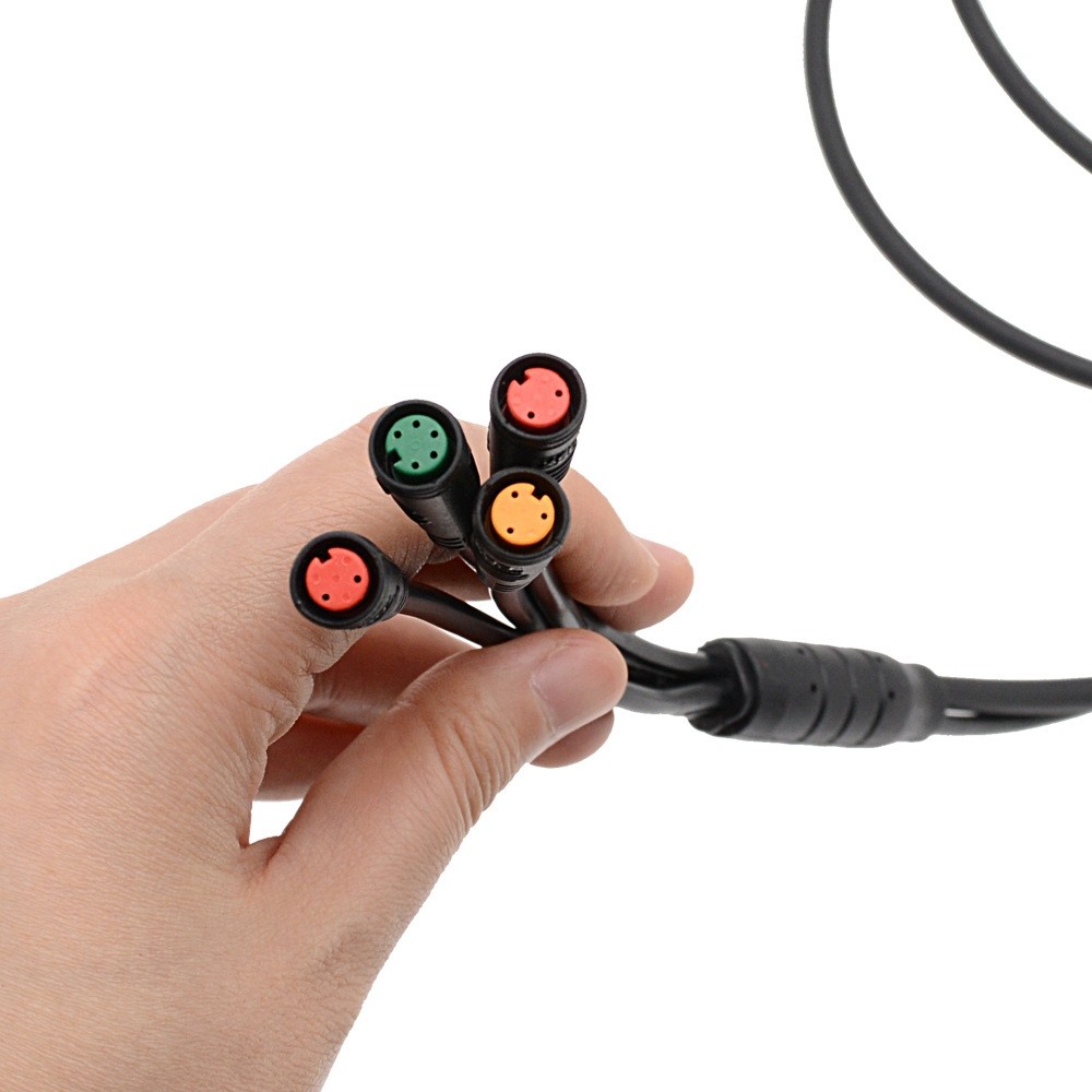 Ebike 2T4 Extension Cable for Throttle Brake Display Waterproof Plug 150cm
