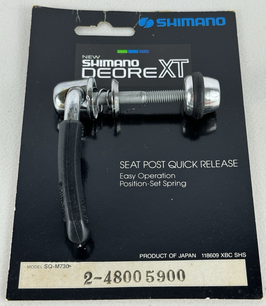 Shimano Deore XT Seat Post Quick Release SQ-M730 Vintage NOS Japan OEM Packaging