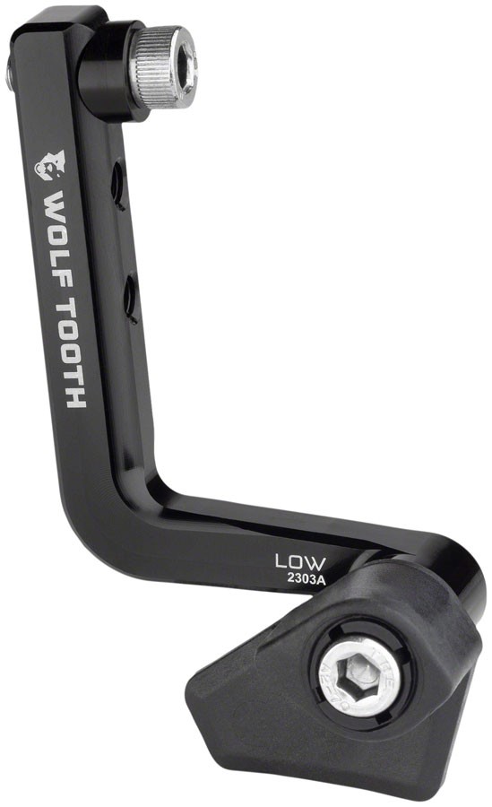 Wolf Tooth LoneWolf Aero Chainguide – 34t-52t, Braze-On, Low Mount, Black