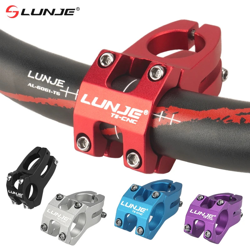 MTB Bike Handlebar Stem CNC Power Short 45Mm Mountain Bicycle Bridge 25.4/31.8Mm