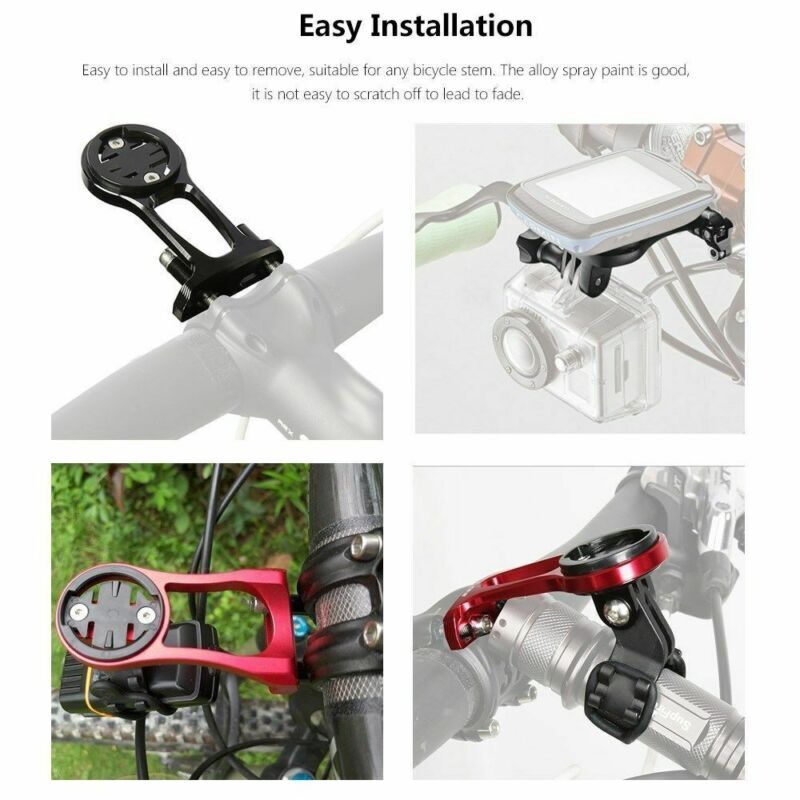Bike Stem Extension Computer Out Front Mount Holder Fit For Garmin Bryton Cateye