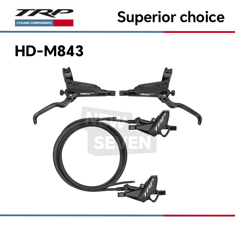 TRP TRAIL EVO HD-M843 4 Piston Hydraulic Disc Brake Set Front & Rear-Pair – MTB