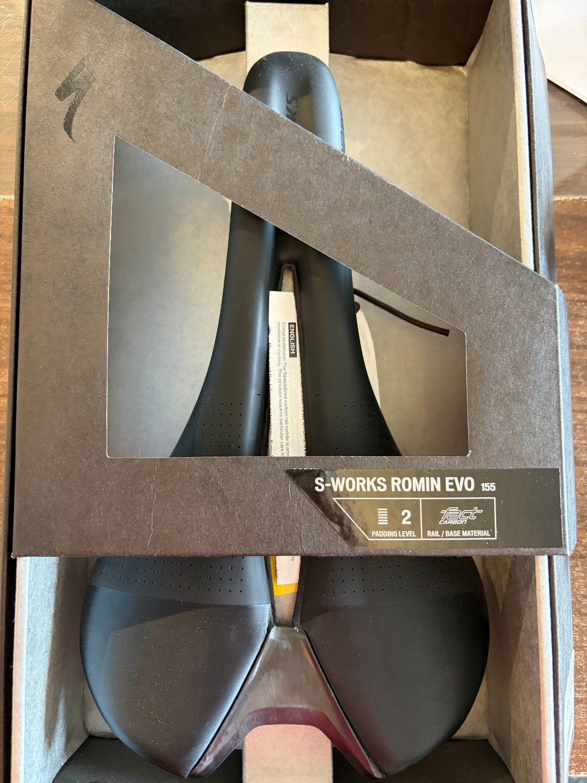 Specialized S-Works Romin Evo Carbon Bicycle Saddle Black 155