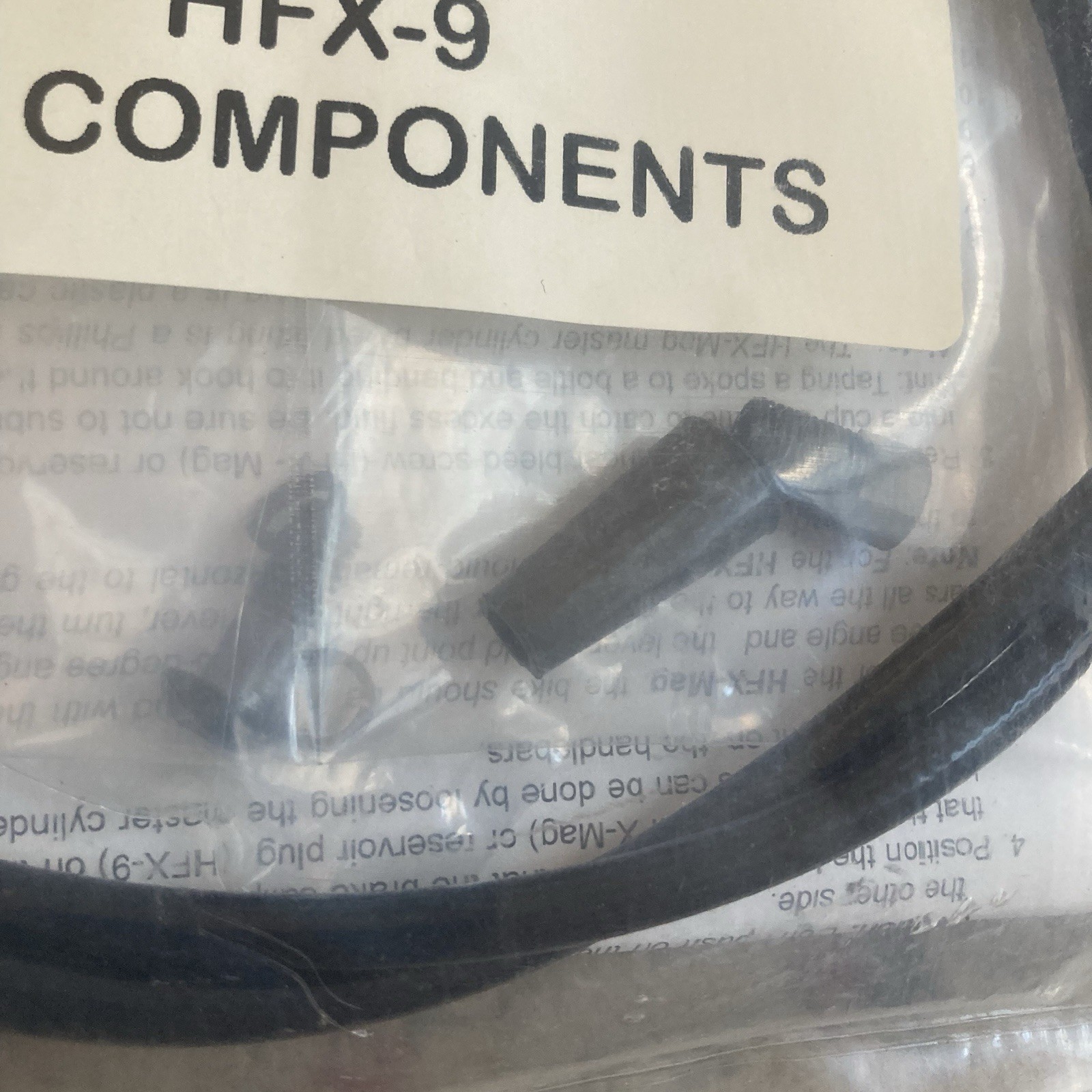 Hayes disc brake HFX-9 90cm front hose kit #98-16592 NOS bicycle hydraulic