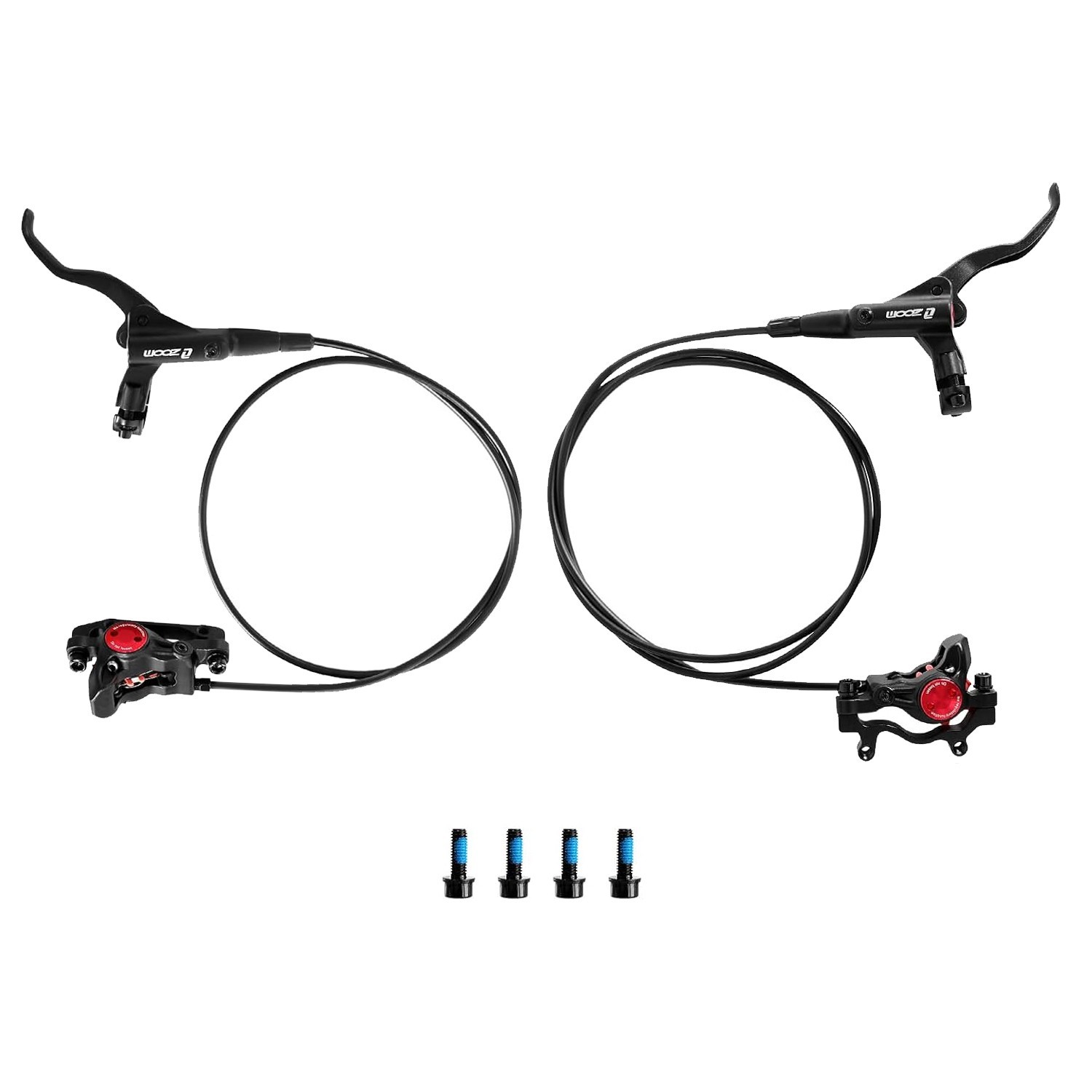 Z00M HB875 MTB Hydraulic Disc Brakes Set Mountain Bike Hydraulic eBike 2 Piston