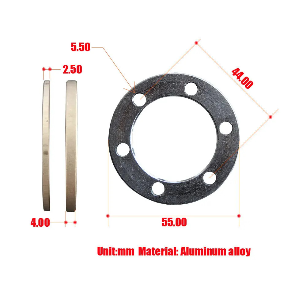 Bicycle Brake Disc Gasket Modification Fittings Thick Brake Disc 2 3 4 5 Mm Slid