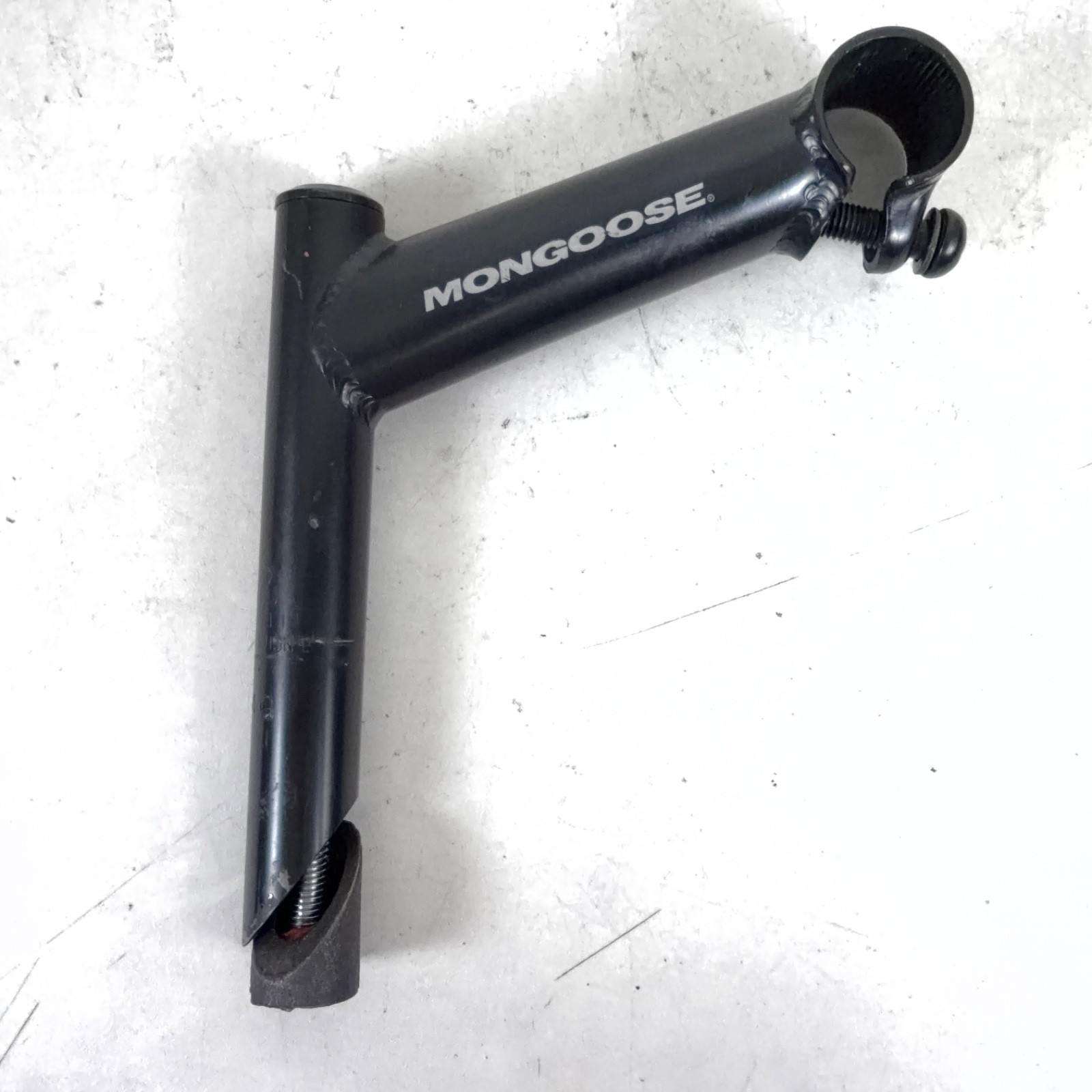 Vintage Mongoose/Hisn Lung CR-MO Black Riser Quill Stem Ø22.2-25.4 120mm Reach