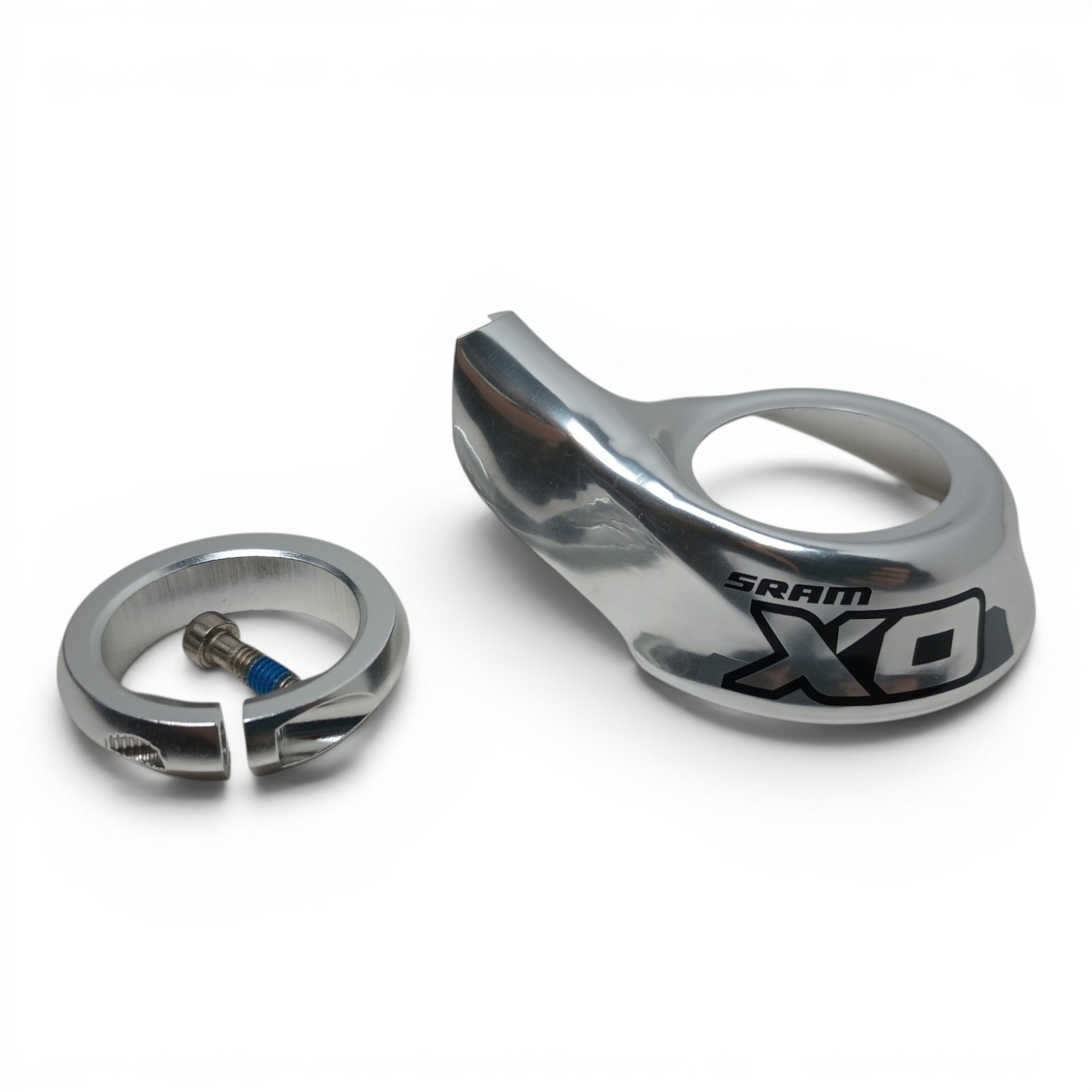 SRAM XO Grip shifter Front Silver Cover Clamp 11.7018.008.001