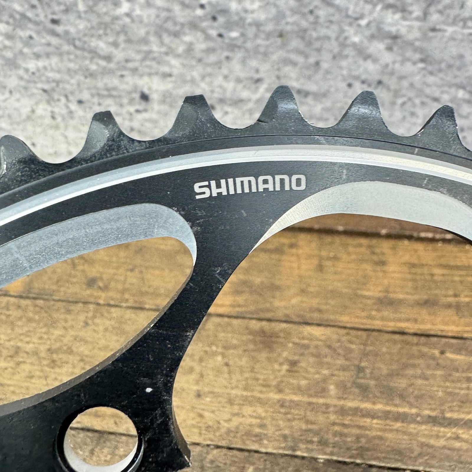 Vintage Shimano SG-X 53T Chainring NOS 130 BCD 5-Arm Black Road Bike 53 Tooth