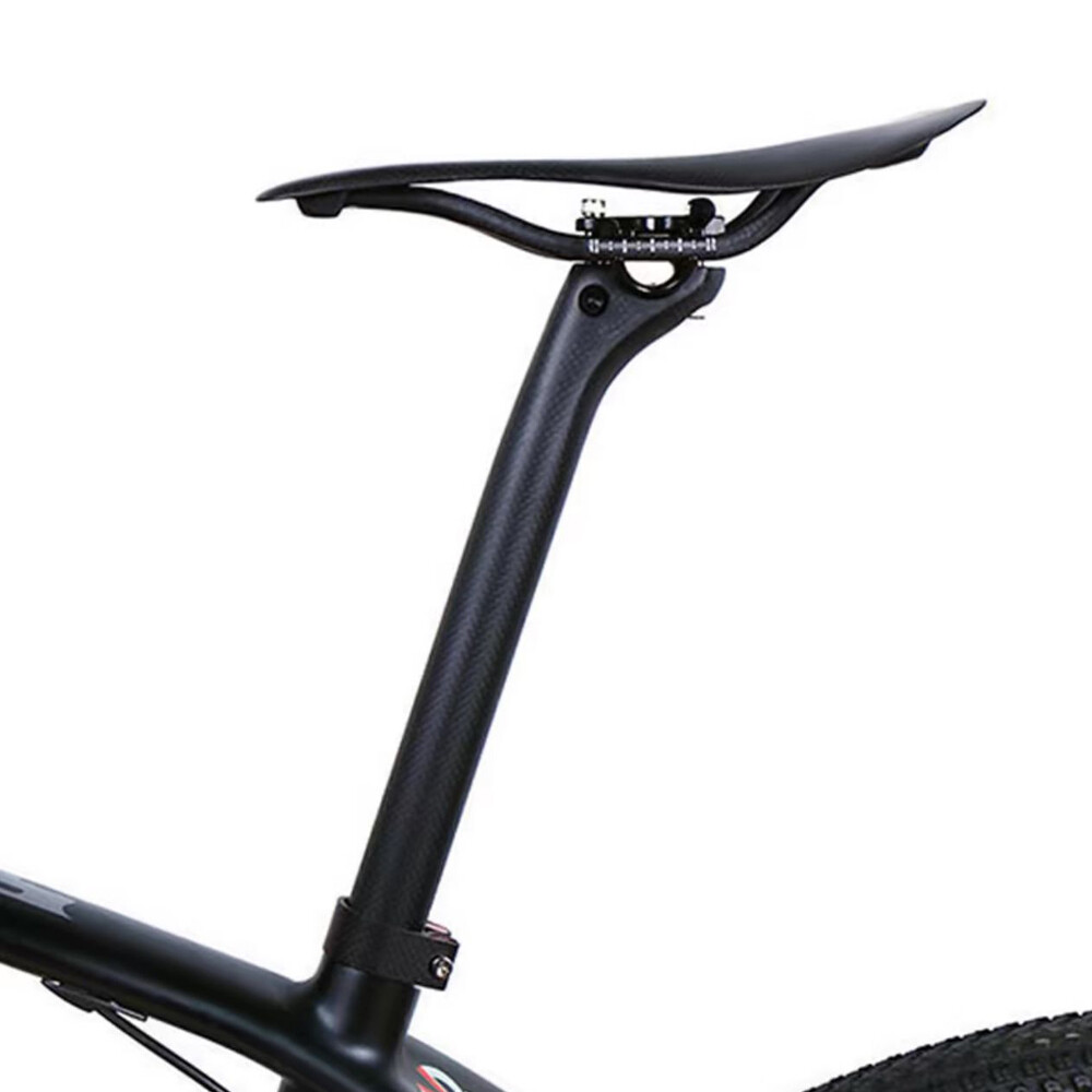 3K Carbon Fiber MTB Road bike Seatpost Bicycle Seat Tube 25.4-31.6mm 20 Offset
