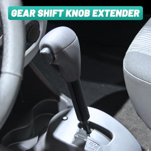 10 Inch Shifter Extension, M12x1.25 Gear Shift Knob Extender 10 Inches Black