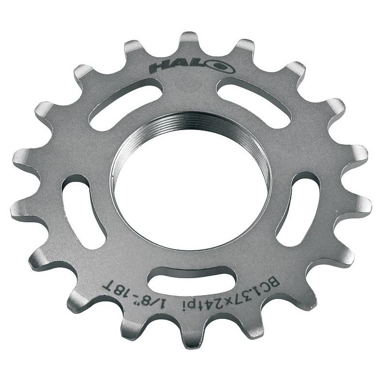 CNC Machined Steel Fixed Cog 18T 1/8″ Threaded Track Gear for Track & Fixie